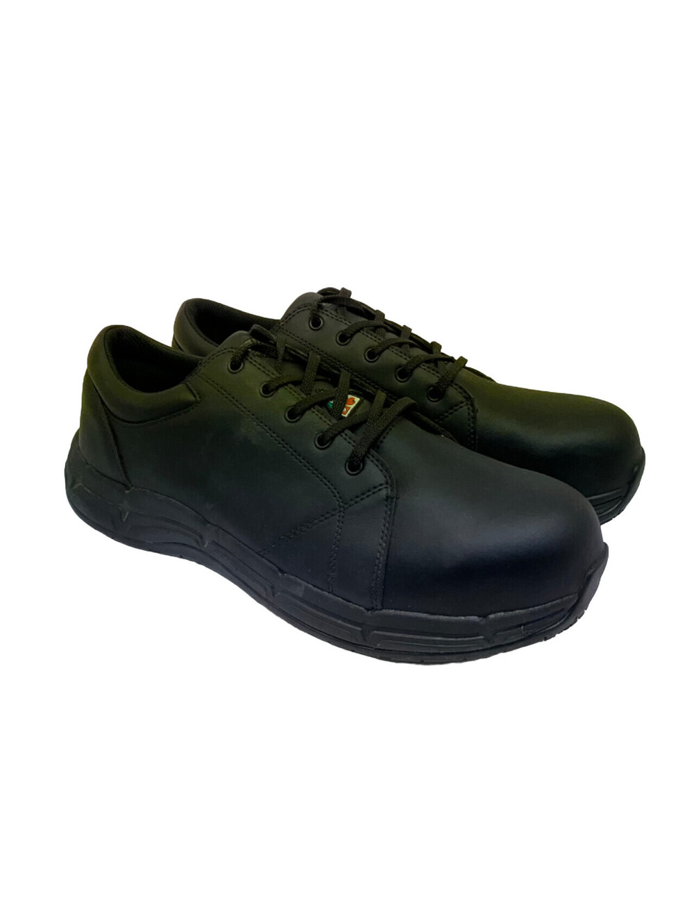 Dakota Men's Lace-Up Steel Toe Sport Oxford Shoes 3021 Black Leather Size 12M